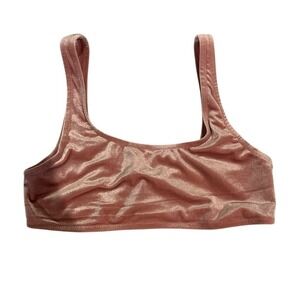 Luxurious‎ Velvet Bandeau - Rose Gold